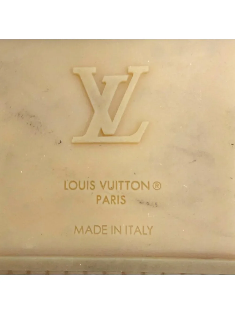 Louis Vuitton Leather Monogram Logo Embroidery Espadrilles Slip Ons Navy 8.5
